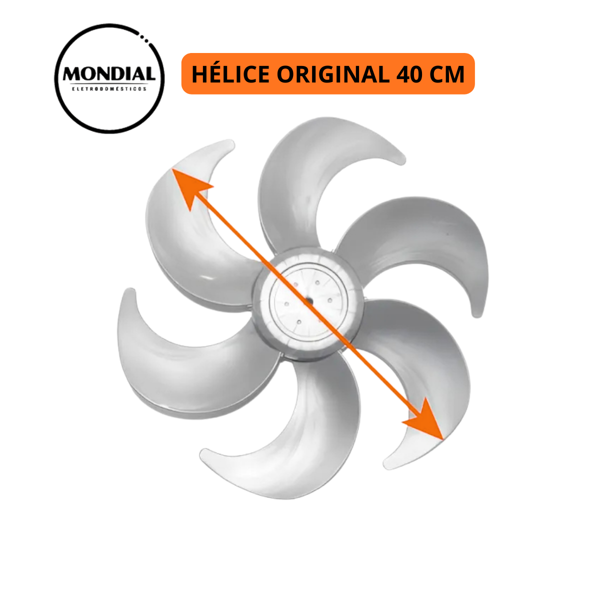 Helice 40CM Mondial - Prata